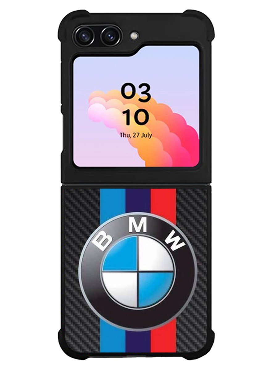 BMW Carbon Stripes Logo Samsung Galaxy Z Flip 5 5G 2023 Case OV11168
