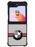 BMW Racing Red Black Logo Samsung Galaxy Z Flip 5 5G 2023 Case OV11179