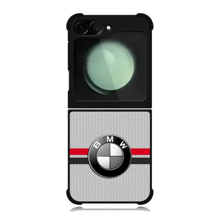 BMW Racing Red Black Logo Samsung Galaxy Z Flip 6 5G 2024 Case OV11179
