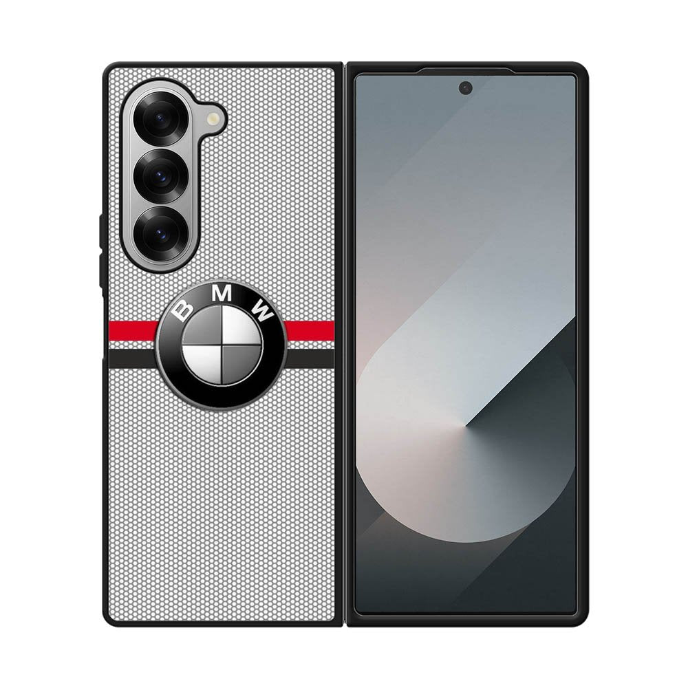 BMW Racing Red Black Logo Samsung Galaxy Z Fold 7 5G Case QC11179