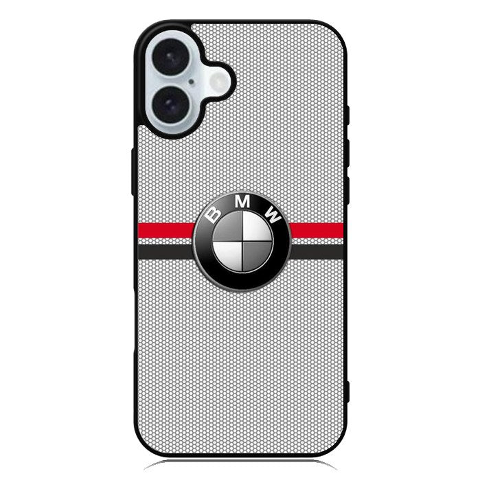 BMW Racing Red Black Logo iPhone 16 Case QC11179