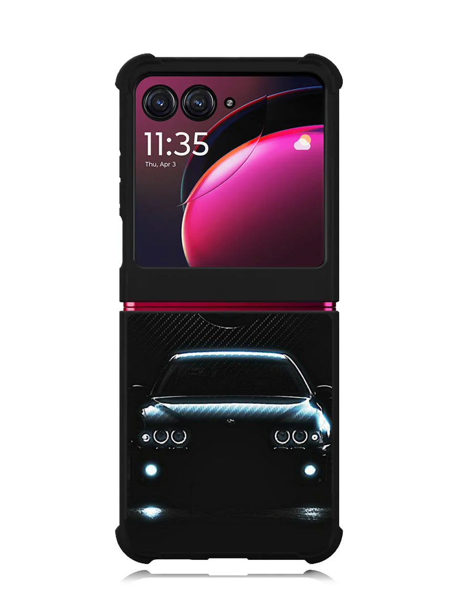 BMW Blue Neon Motorola Moto Razr Plus 2023 , Moto Razr+ 2023 Case OV11167