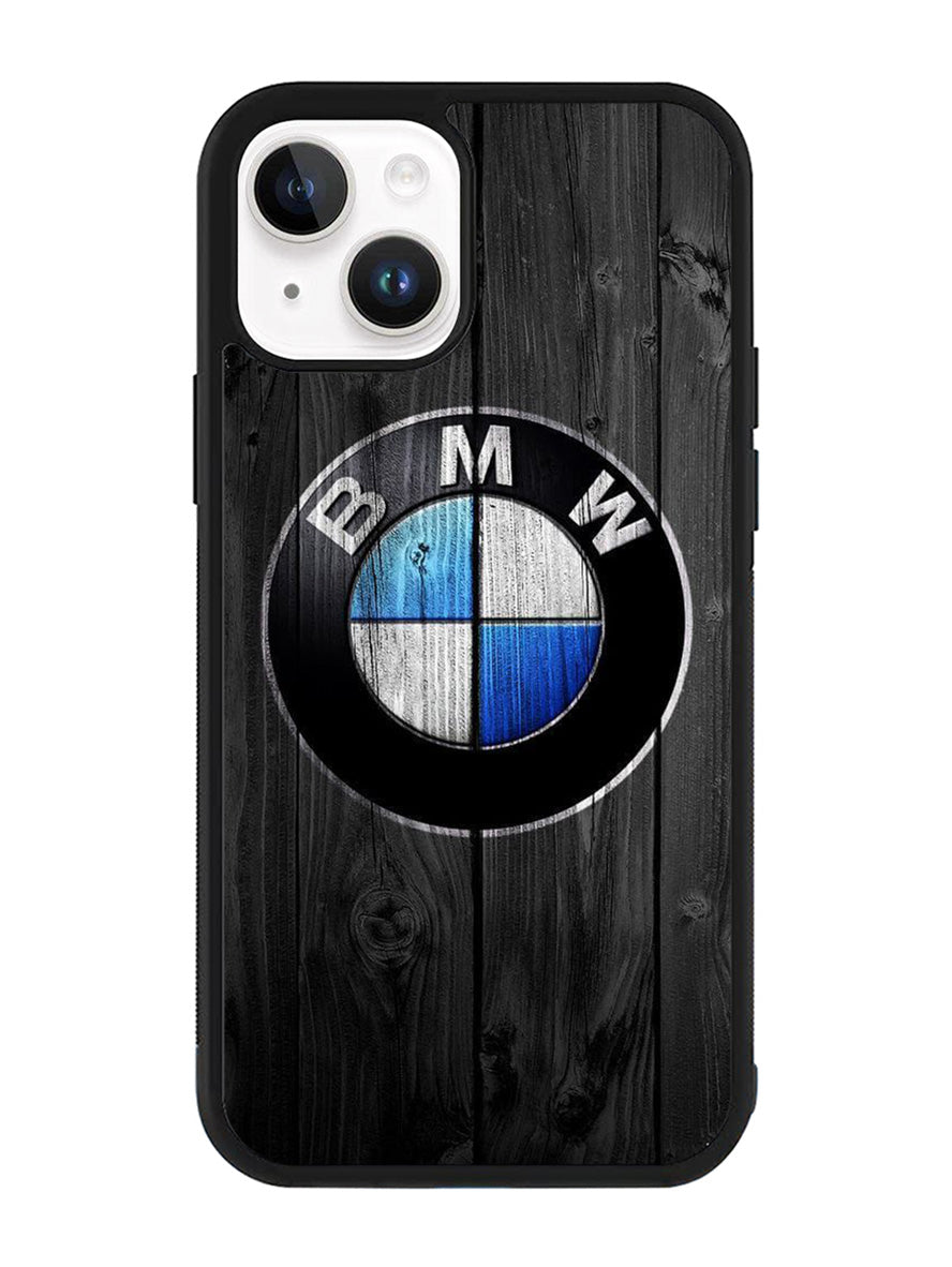 BMW Wood Logo iPhone 14 Plus Case QC11184