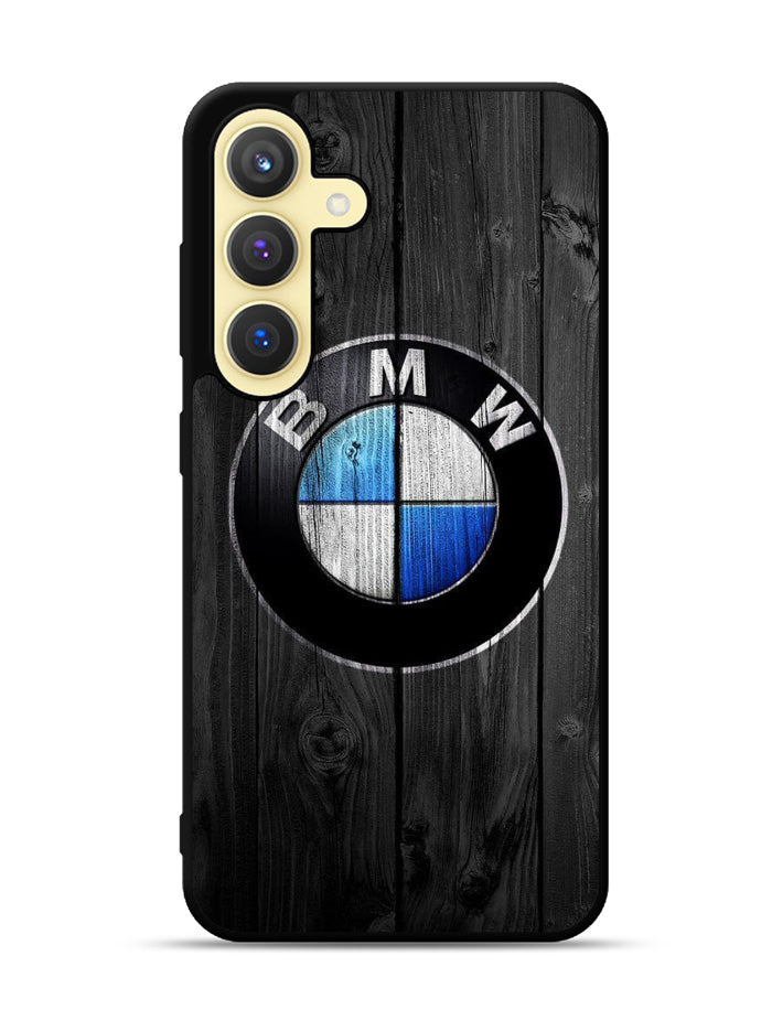 BMW Wood Logo Samsung Galaxy S24 FE 5G Case OV11184