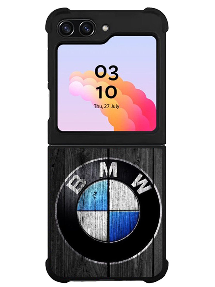 BMW Wood Logo Samsung Galaxy Z Flip 5 5G 2023 Case OV11184