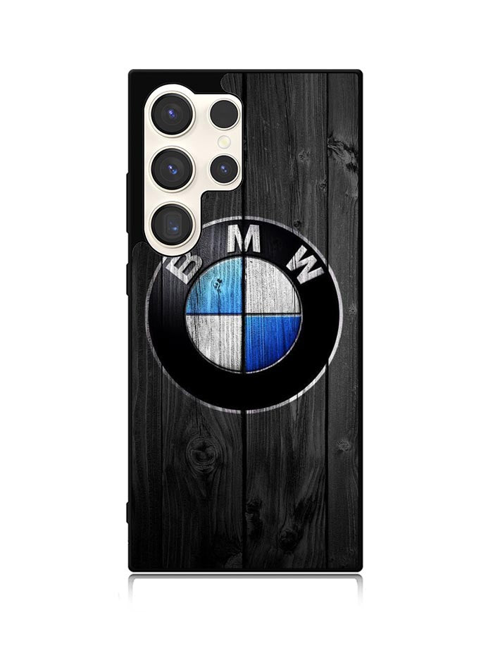 BMW Wood Logo Samsung Galaxy S25 Ultra 5G Case QC11184