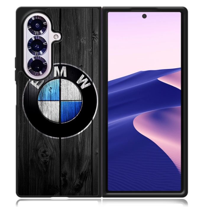 BMW Wood Logo Samsung Galaxy Z Fold 7 Case OV11184