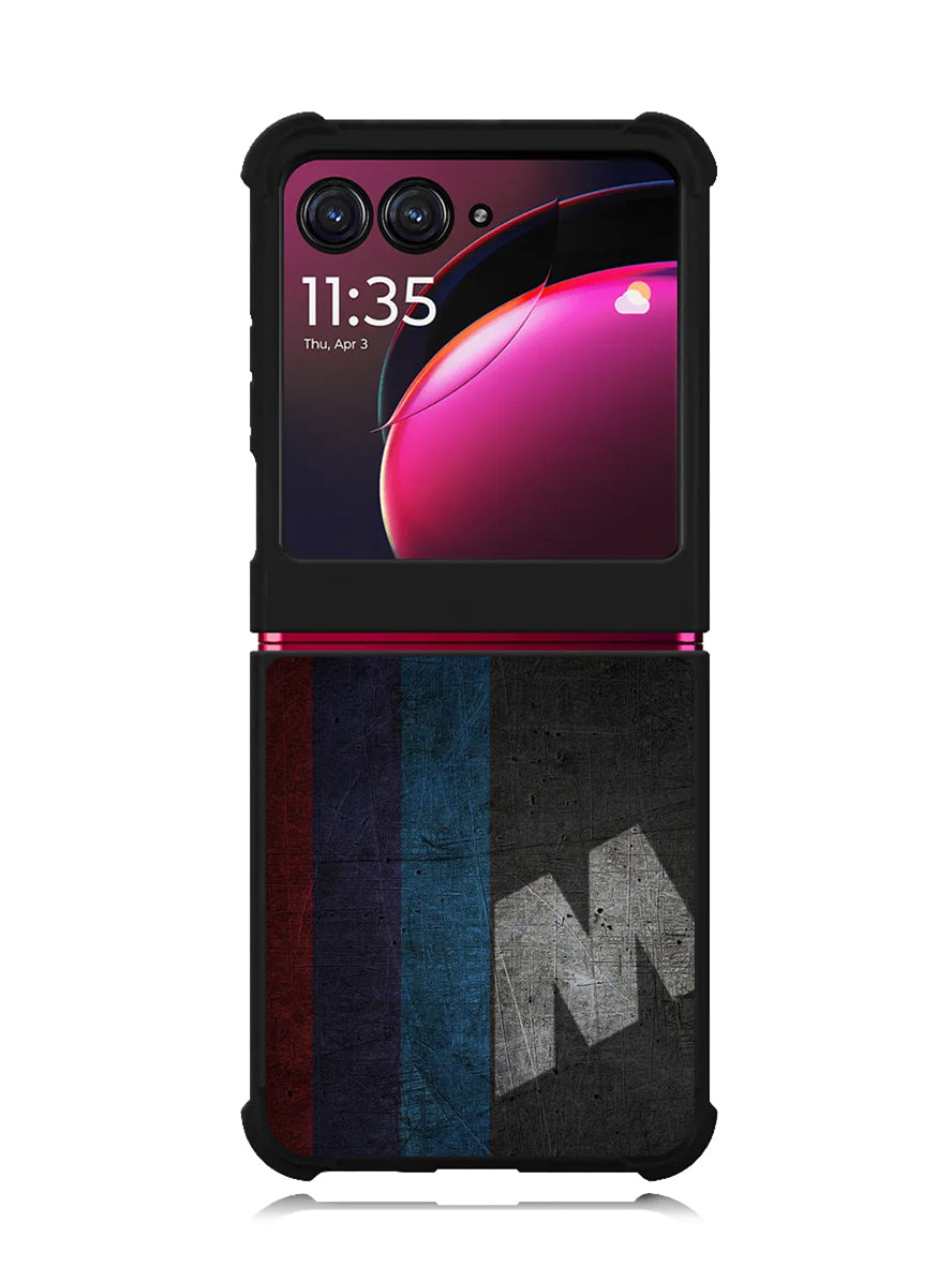 BMW M Logo Dark Motorola Moto Razr Plus 2023 , Moto Razr+ 2023 Case OV11175