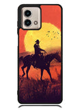 Red dead cowboy sunset Art Motorola Moto G Stylus 5G 2023 Case OV10805