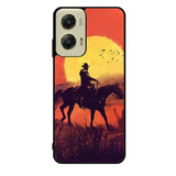 Red dead cowboy sunset Art Motorola Moto G Stylus 5G 2024 Case OV10805
