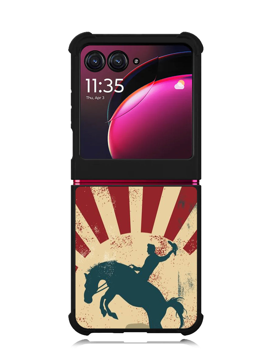 Cowboy Art The New Trend That Will Win Your Heart Motorola Moto Razr Plus 2023 , Moto Razr+ 2023 Case OV10921