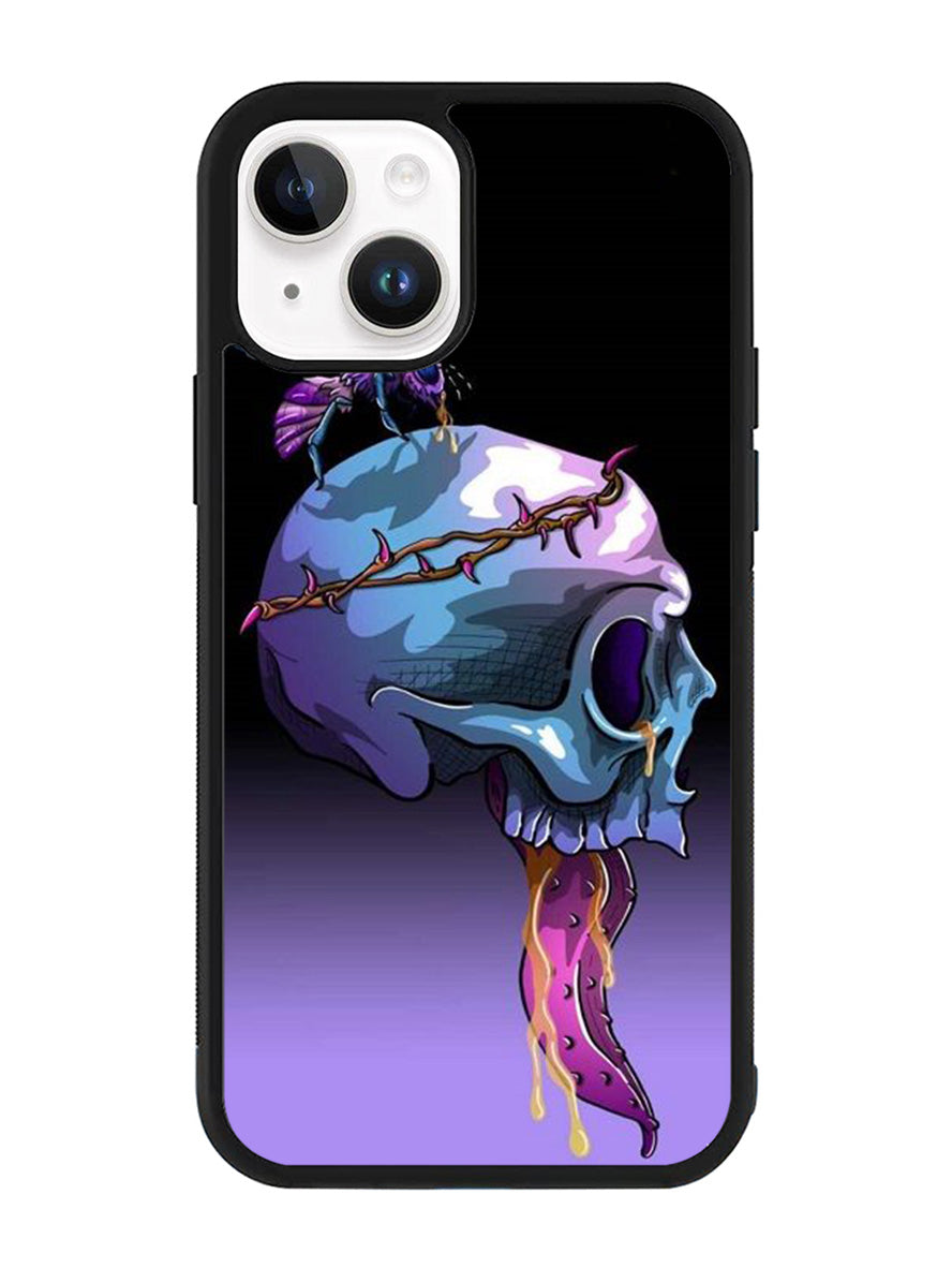Punchy skull Bee iPhone 14 Case QC10797