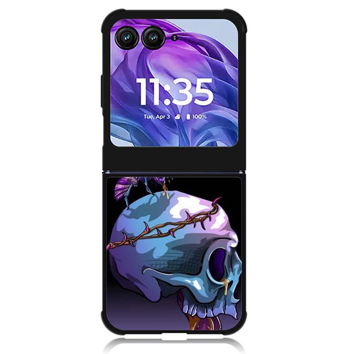 Punchy skull Bee Motorola Moto Razr Plus 2024 , Moto Razr+ 2024 Case OV10797