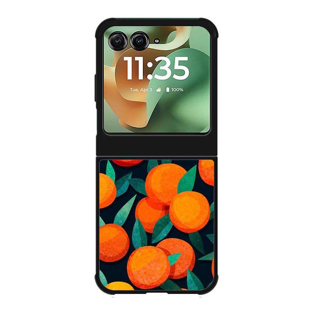 Orange Fruits Pattern Motorola Moto RAZR 2025 Case OV10786