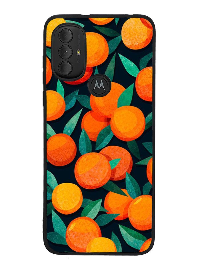 Orange Fruits Pattern Motorola Moto G Pure 2021 , Moto G Power 2022 Case OV10786
