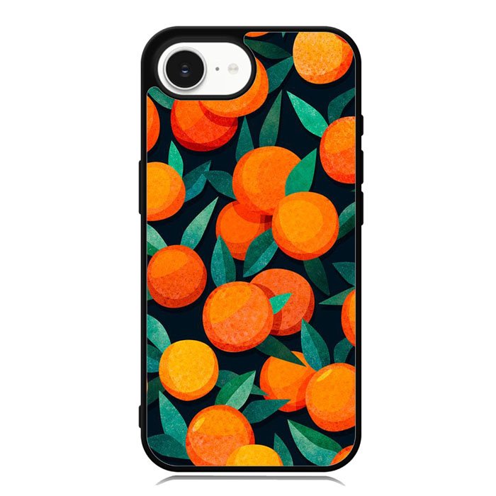 Orange Fruits Pattern iPhone 16e Case OV10786