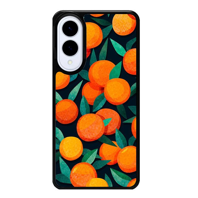 Orange Fruits Pattern Samsung Galaxy S25 Edge 5G Case OV10786