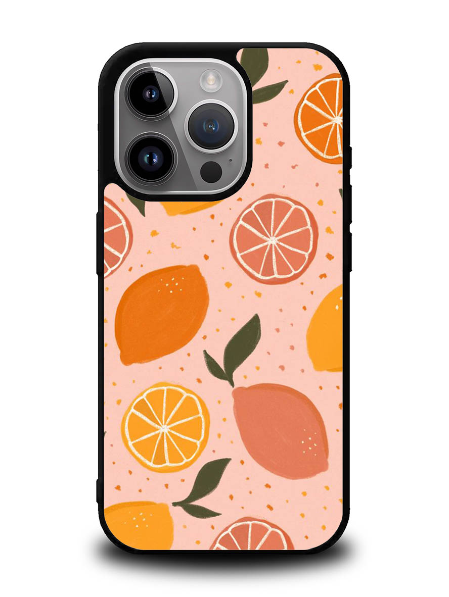 Lemon Fruits Pattern iPhone 16 Pro Case OV10889