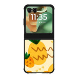 Tropical pineapple fruit pattern Motorola Moto RAZR 2025 Case OV10739