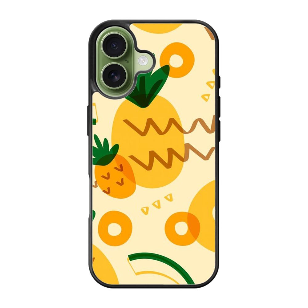 Tropical pineapple fruit pattern iPhone 17 Case QC10739