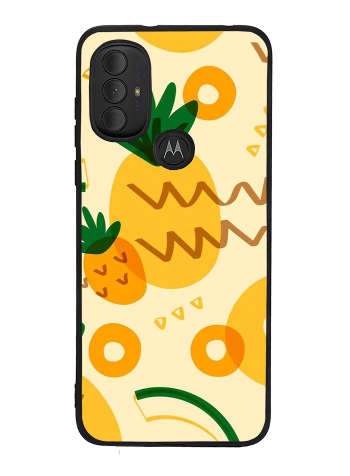 Tropical pineapple fruit pattern Motorola Moto G Pure 2021 , Moto G Power 2022 Case OV10739