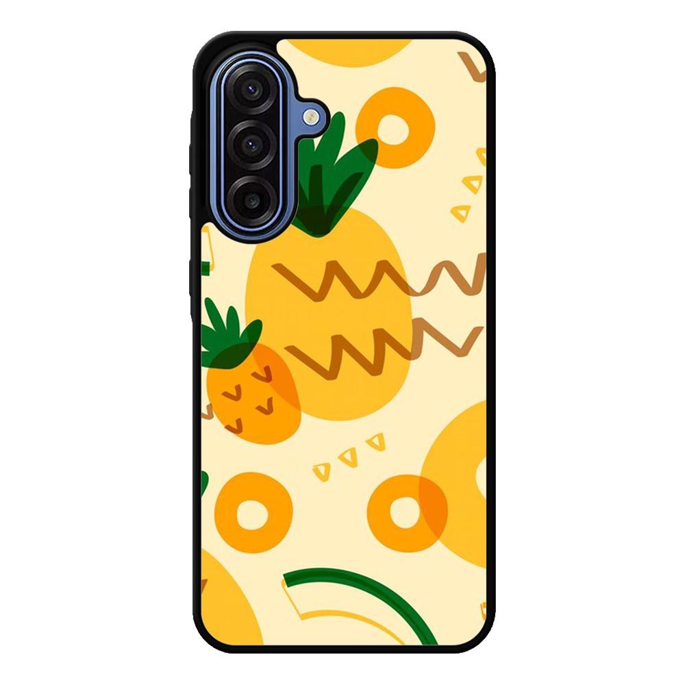 Tropical pineapple fruit pattern Samsung Galaxy A17 Case QC10739