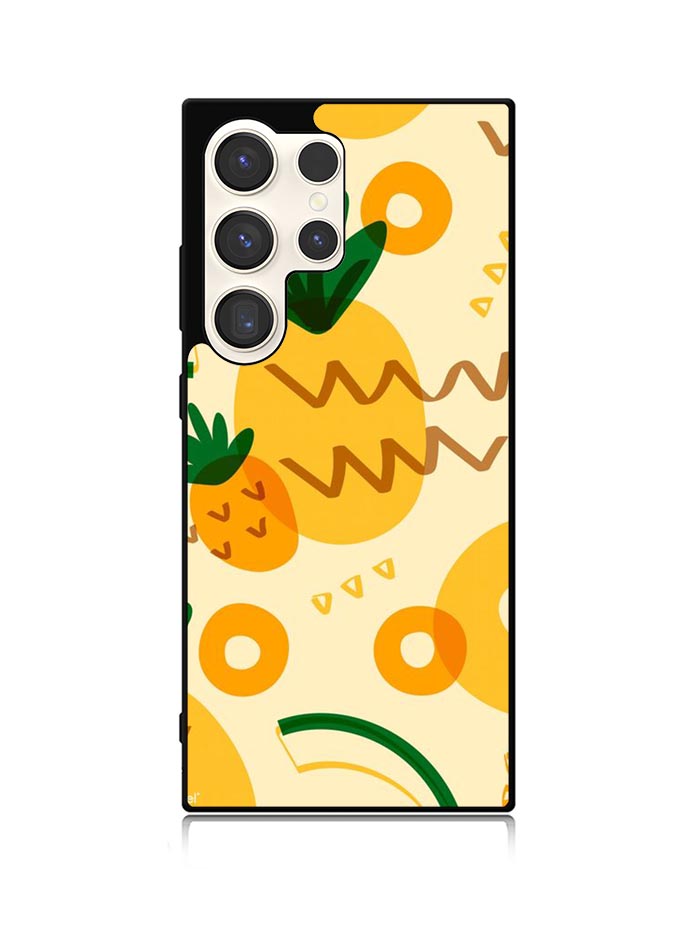 Tropical pineapple fruit pattern Samsung Galaxy S23 Ultra 5G Case QC10739