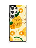 Tropical pineapple fruit pattern Samsung Galaxy S23 Ultra 5G Case QC10739