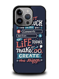 Quotes Do Not Stuck In The Comment iPhone 16 Pro Case OV10802