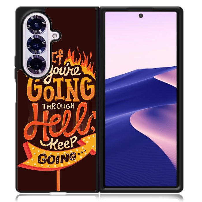 Quotes About Spirit Burning Samsung Galaxy Z Fold 7 Case OV10801
