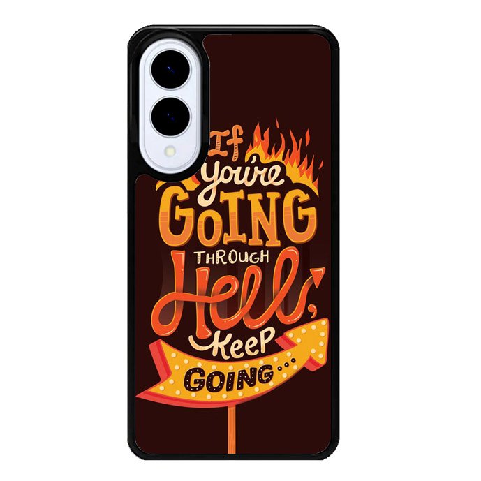 Quotes About Spirit Burning Samsung Galaxy S25 Edge 5G Case OV10801