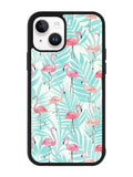 Flamingo Pattern Tropical iPhone 14 Case QC10856