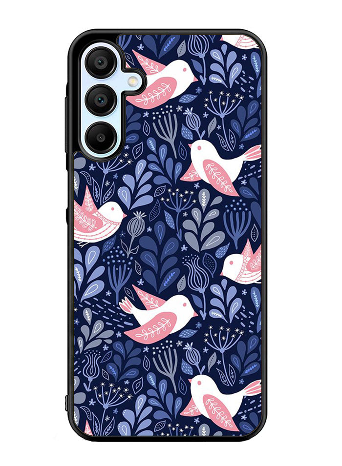 Bird Flower Pattern Samsung Galaxy A15 5G Case OV10906