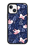 Bird Flower Pattern iPhone 14 Plus Case QC10906