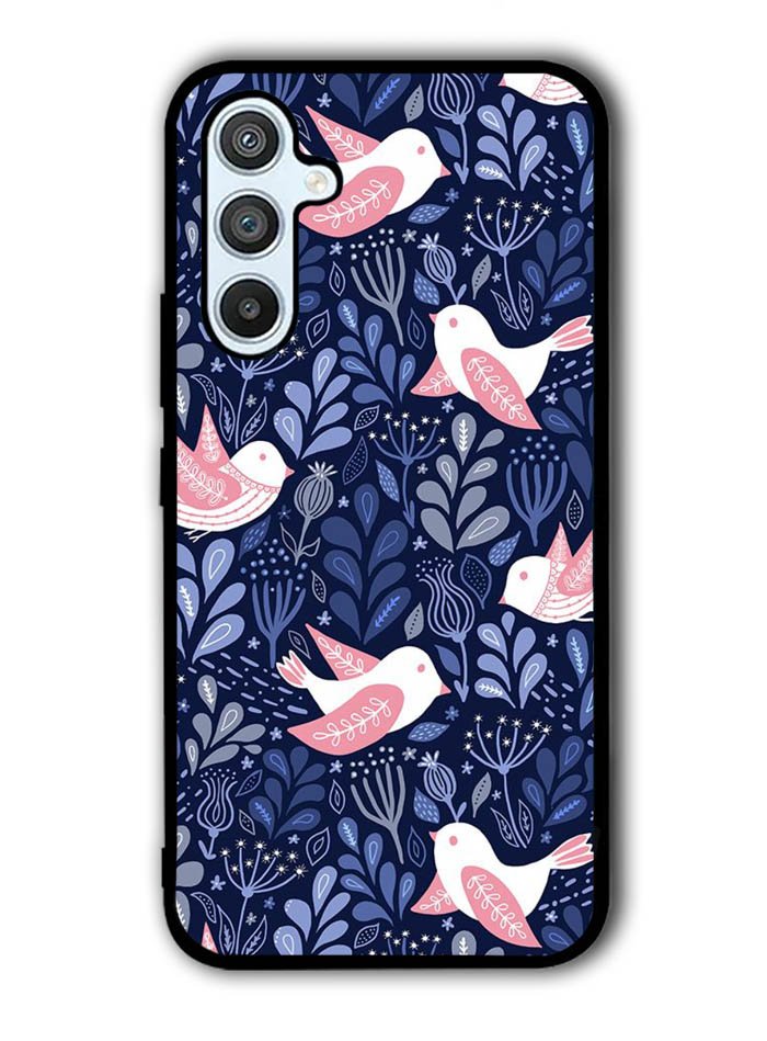 Bird Flower Pattern Samsung Galaxy A14 5G Case QC10906