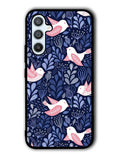 Bird Flower Pattern Samsung Galaxy A14 5G Case QC10906