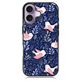 Bird Flower Pattern iPhone 17 Case OV10906