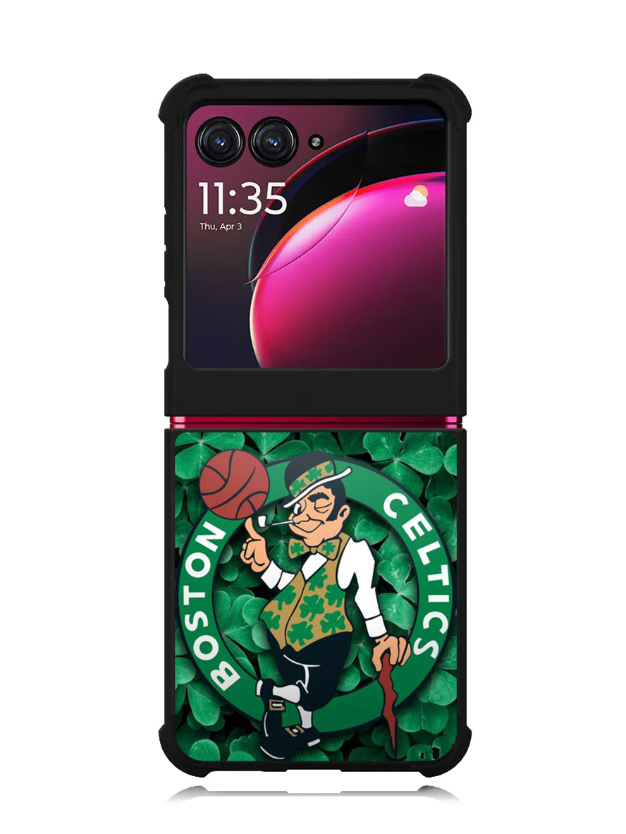 Boston Celtics Logo NBA Motorola Moto Razr Plus 2023 , Moto Razr+ 2023 Case OV10662
