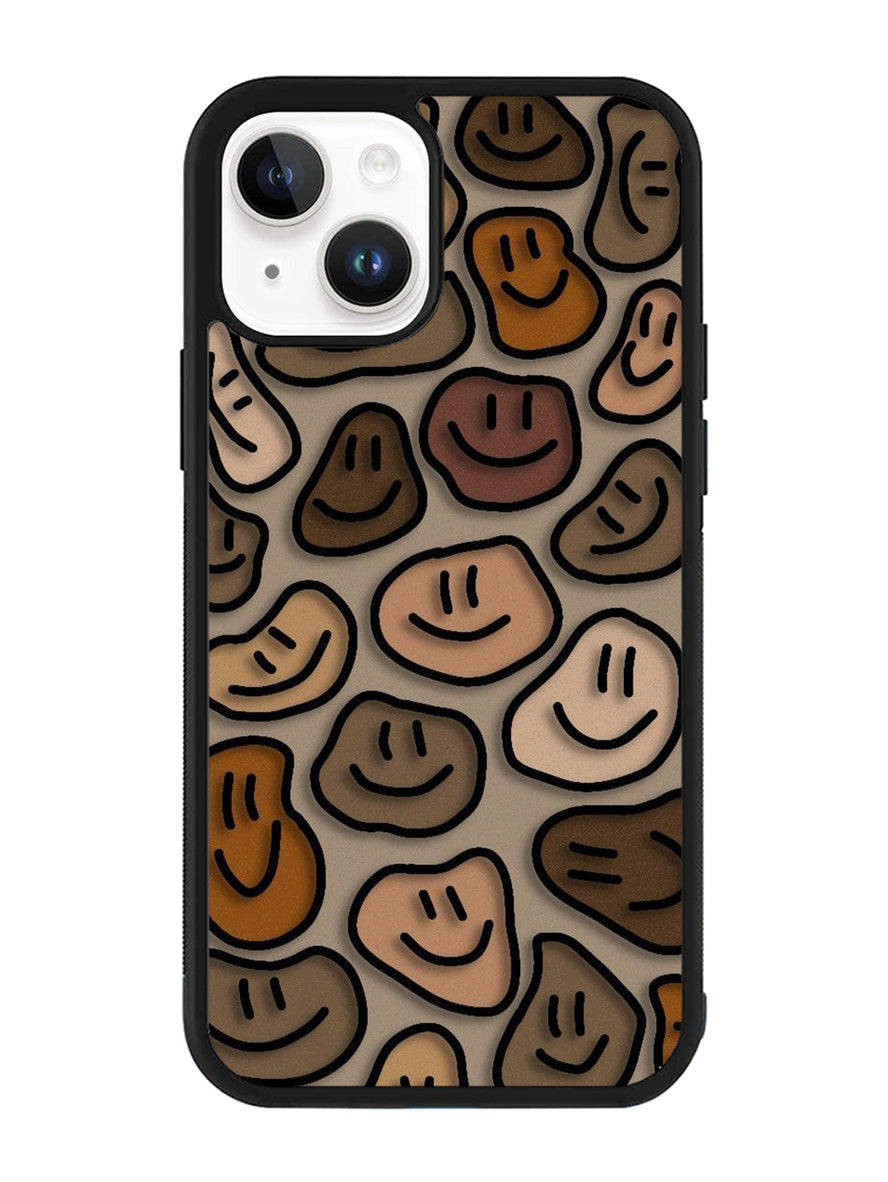 Brown Style Smile iPhone 14 Plus Case QC10669