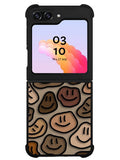 Brown Style Smile Samsung Galaxy Z Flip 5 5G 2023 Case OV10669