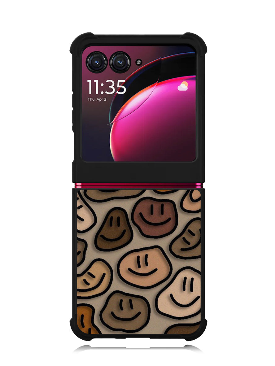 Brown Style Smile Motorola Moto Razr Plus 2023 , Moto Razr+ 2023 Case OV10669