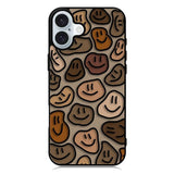 Brown Style Smile iPhone 16 Plus Case QC10669