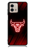 Chicago Bulls NBA Neon Logo Motorola Moto G Stylus 5G 2023 Case OV10683