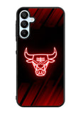 Chicago Bulls NBA Neon Logo Samsung Galaxy A35 5G Case OV10683