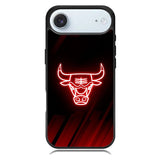 Chicago Bulls NBA Neon Logo iPhone 17 Air Case OV10683