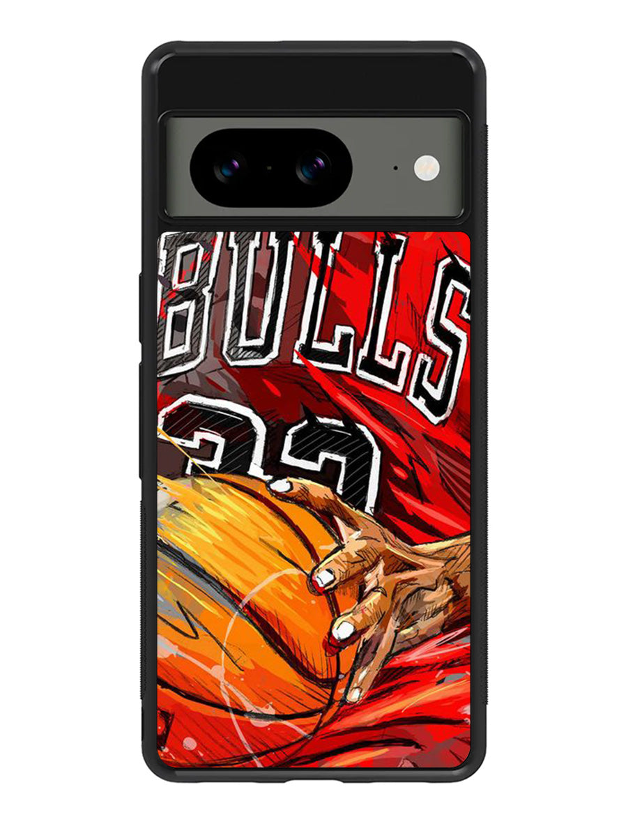 NBA Chicago Bulls Legends Google Pixel 8 Case QC10510