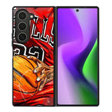 NBA Chicago Bulls Legends Samsung Galaxy Z Fold 6 5G 2024 Case OV10510