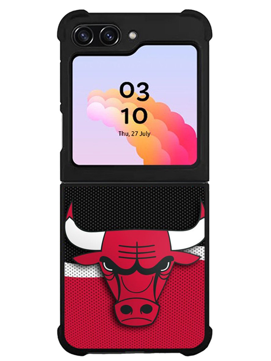 Chicago Bulls Logo NBA Samsung Galaxy Z Flip 5 5G 2023 Case OV10681