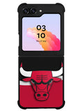 Chicago Bulls Logo NBA Samsung Galaxy Z Flip 5 5G 2023 Case OV10681