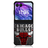 Chicago Bulls Wood Background Motorola Moto Razr Plus 2024 , Moto Razr+ 2024 Case OV10688
